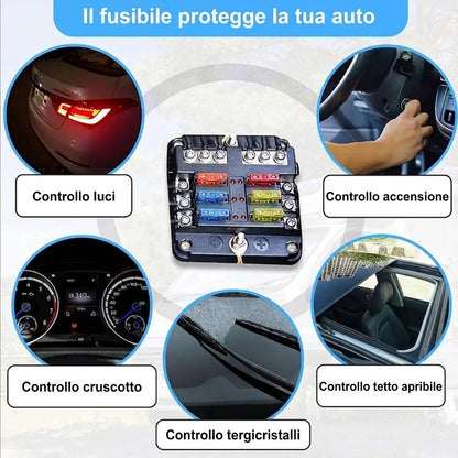 Confezione da 300 - Protezione Elettrica Kit Fusibili Auto Mini Lama con Estrattore