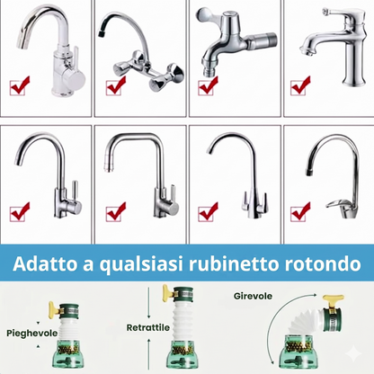 Prolunga per filtro antispruzzo | AquaFlex™