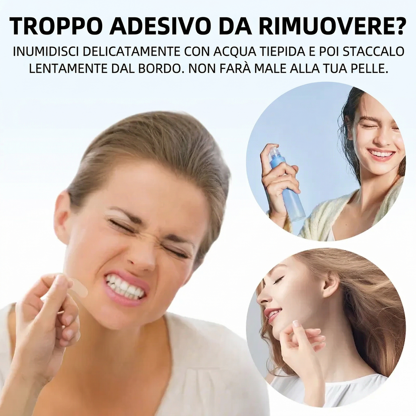 Confezione da 120 pezzi - Nastro Invisibile per Lifting