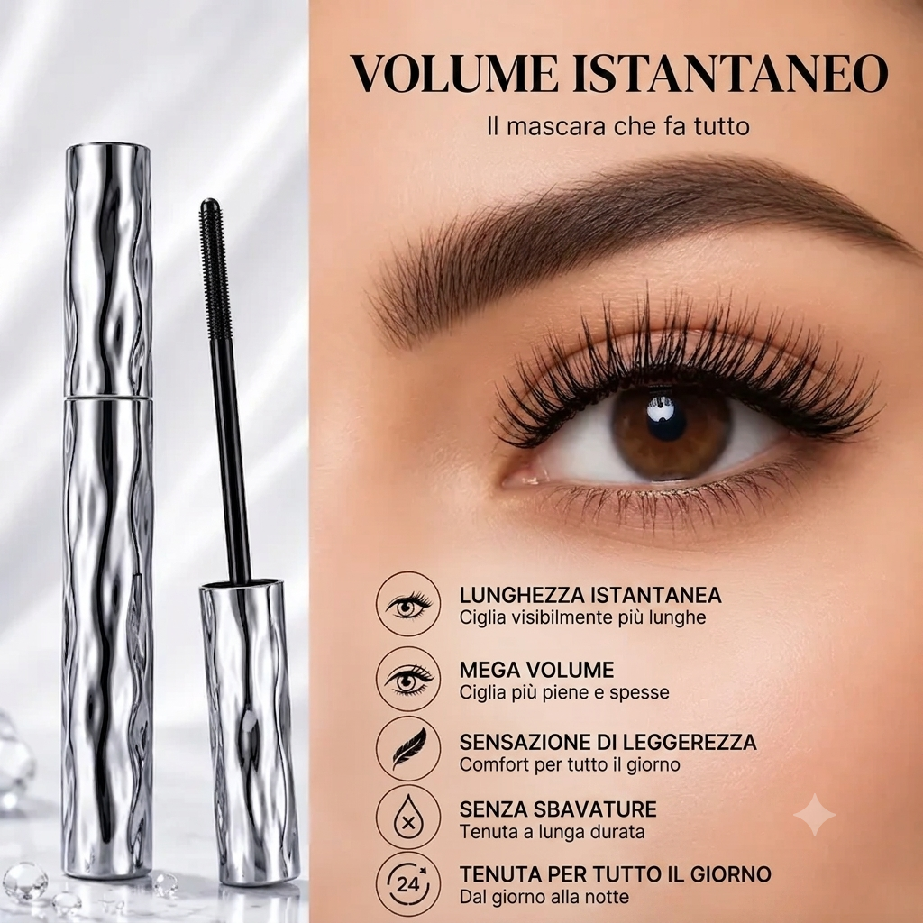 Allungante E Curvante Mascara Tubo Spazzola A Spirale Waterproof
