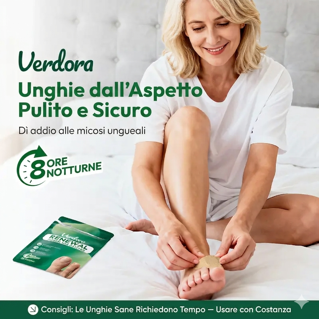 (Confezione da 2) - Trattamento Notturno Antifungino Cerotti per Unghie Sane