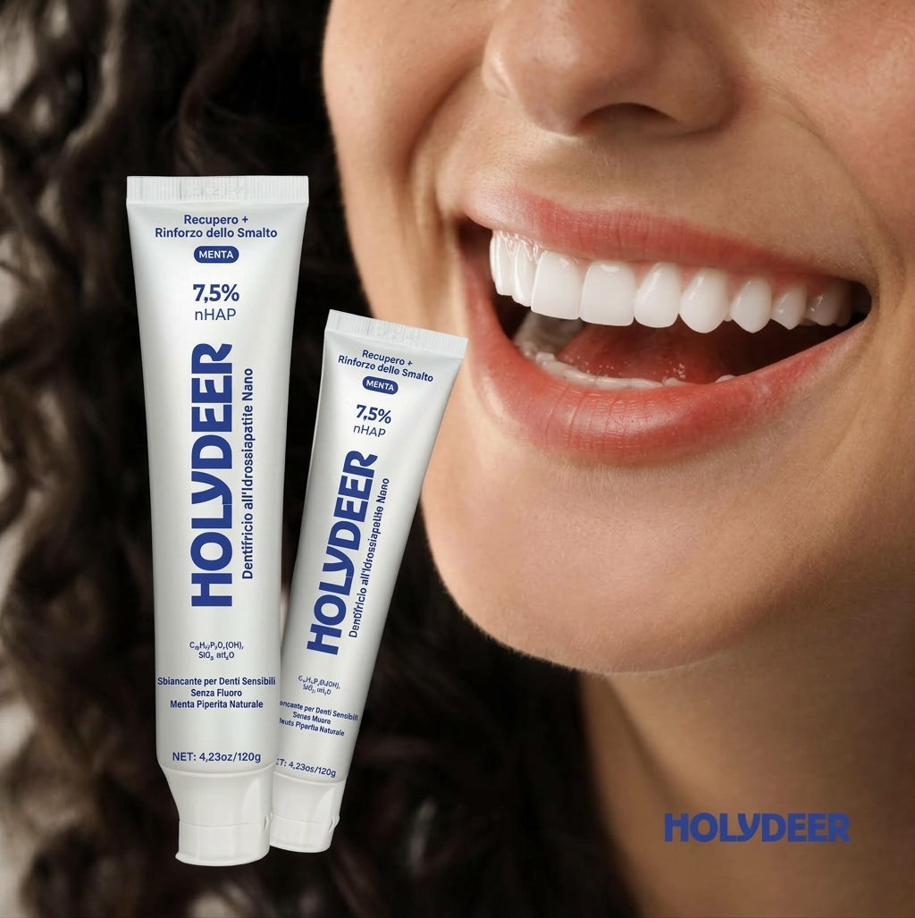 Sbiancante Dentifricio Fluoro-Free con Nano Idrossiapatite