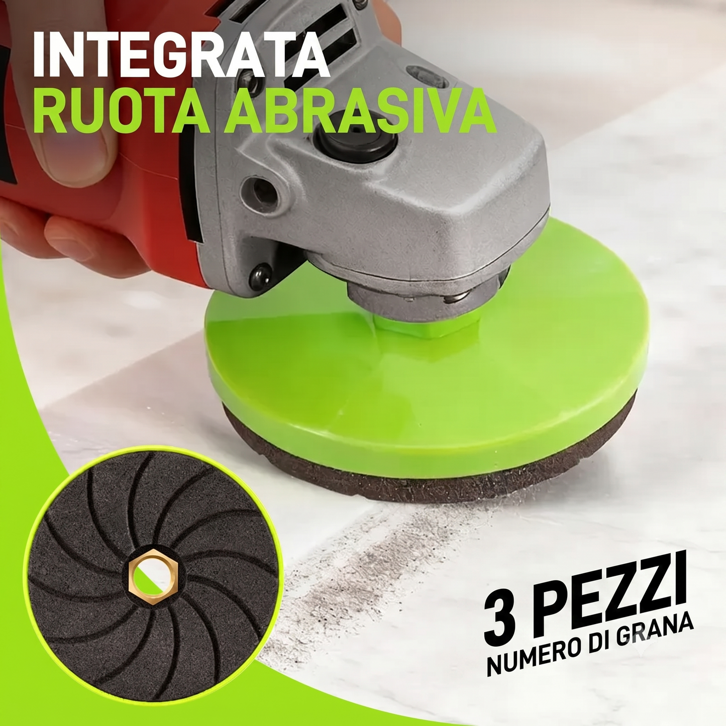 (Confezione da 3) - Lime per Smerigliatura 10.16 CM" con Carburo di Silicio per Piastrelle