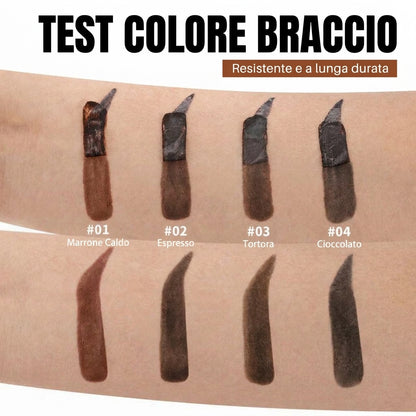 Definizione Precisa Sopracciglia Tintura Waterproof a 4 Colori