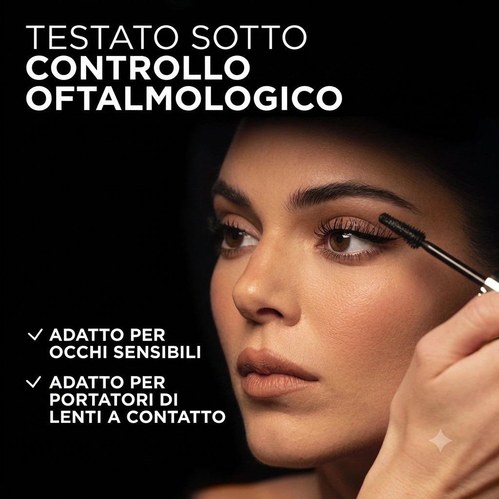 Allungante Mascara Tubo Metallico Lunga Tenuta Naturale Curl