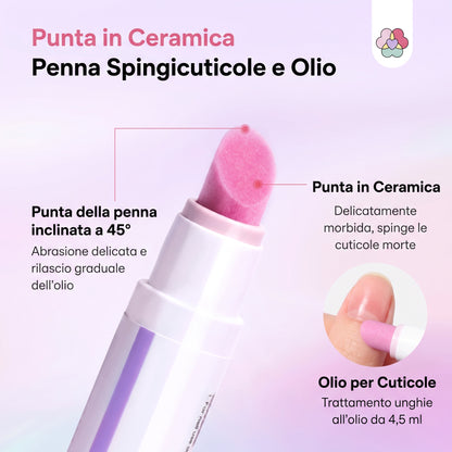 Idratazione Cuticole Penna Rimuovi Cuticole Punta Ceramica