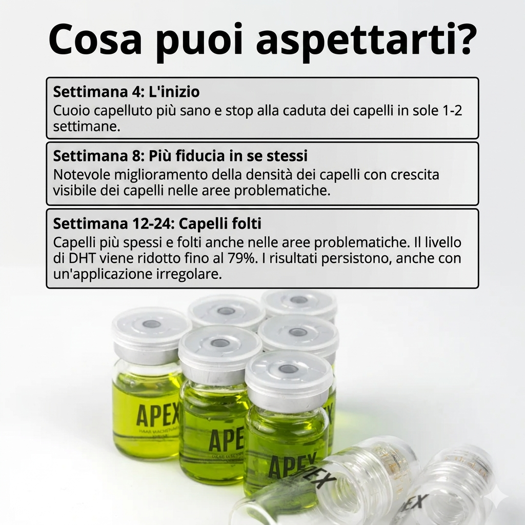 Sistema per la crescita dei capelli Apex