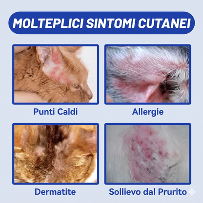 Sollievo Prurito Spray Animali Formula Vegetale 80ml