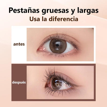 Lunga Durata Mascara Waterproof Effetto Ciglia Naturali Nero