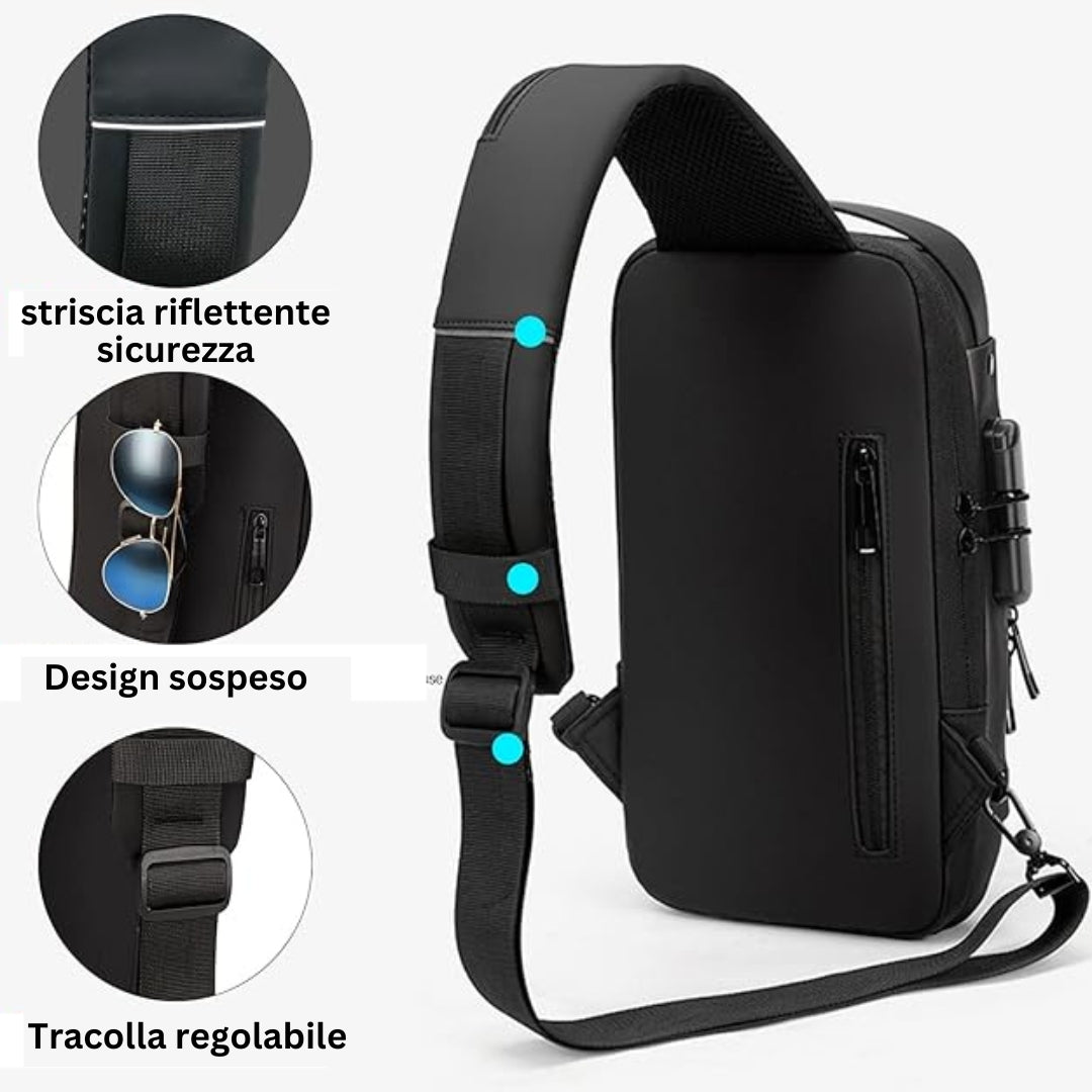 TASCA CROCE ANTIFURTO 2025