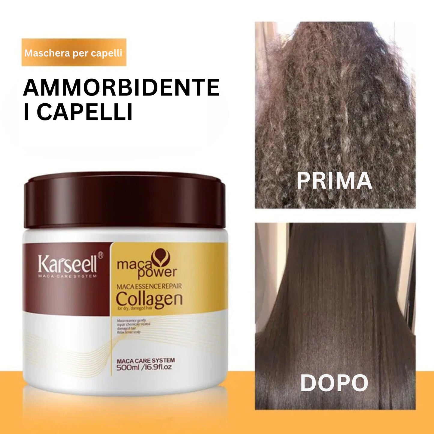 Maschera al collagene naturale + applicatore in regalo