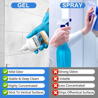 Rimozione Efficace Muffa Gel con Spazzola per Piastrelle