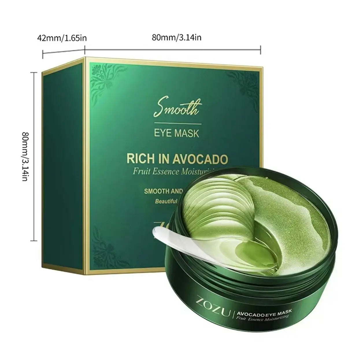 Idratazione Profonda Maschera Occhi Avocado 60 Pezzi Set