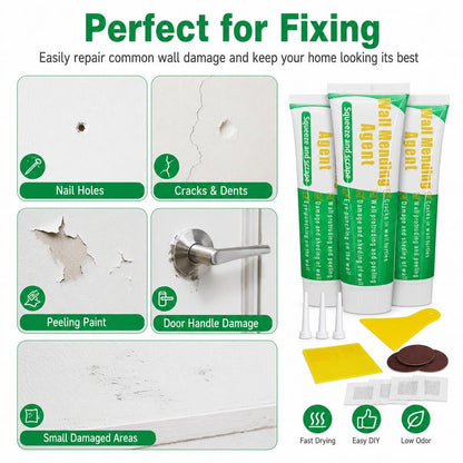 Riparazione Pareti Kit Completo con Spatola e Carta Vetrata