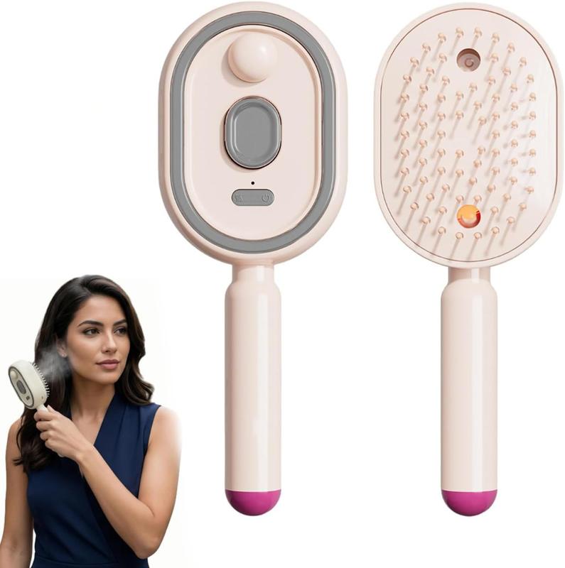 Districante Capelli Spazzola Elettrica con Spray Vapore Integrato