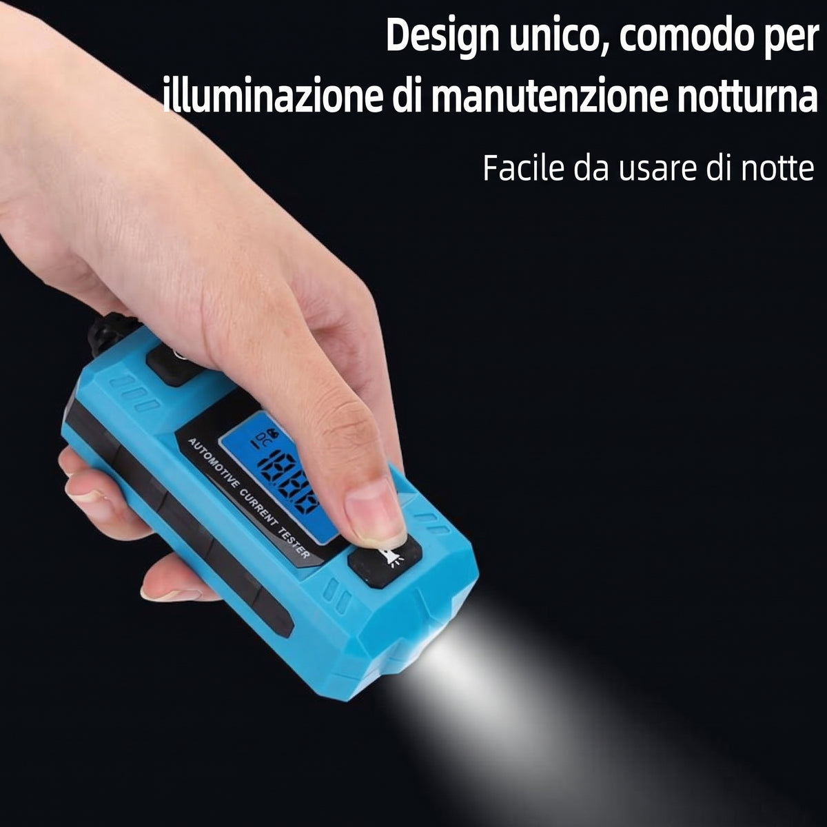 Tester Circuiti DC 48V Compatto con Batteria 23A 12V Impermeabile