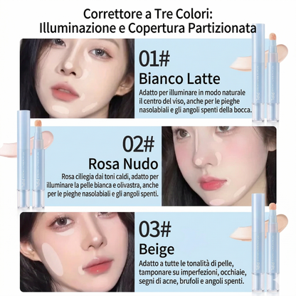 PIPL Dual Concealer and Foundation – 2-in-1 a Lunga Tenuta (24h)