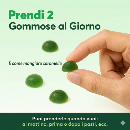 Elimina gonfiore, fame nervosa e guarisci il tuo intestino con le V-Gummies all'aceto di mele.
