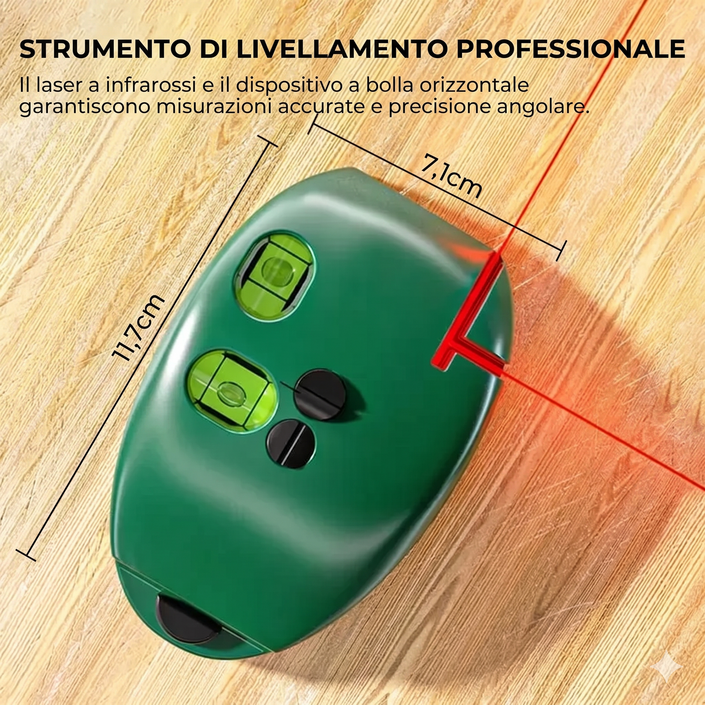 Livellatore Elettronico 90° Auto-Livellante Linee Parallele