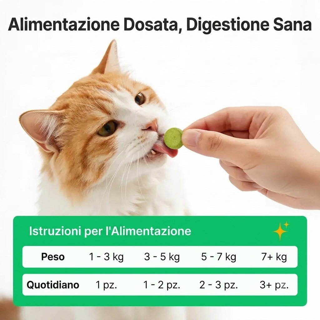 Controllo Palline di Pelo Snack per Gatti con Erba d'Orzo
