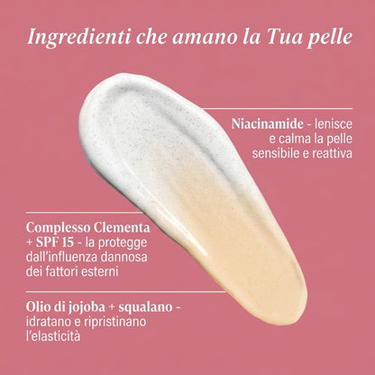 Fondotinta che si abbina alla tonalità della pelle di Clement