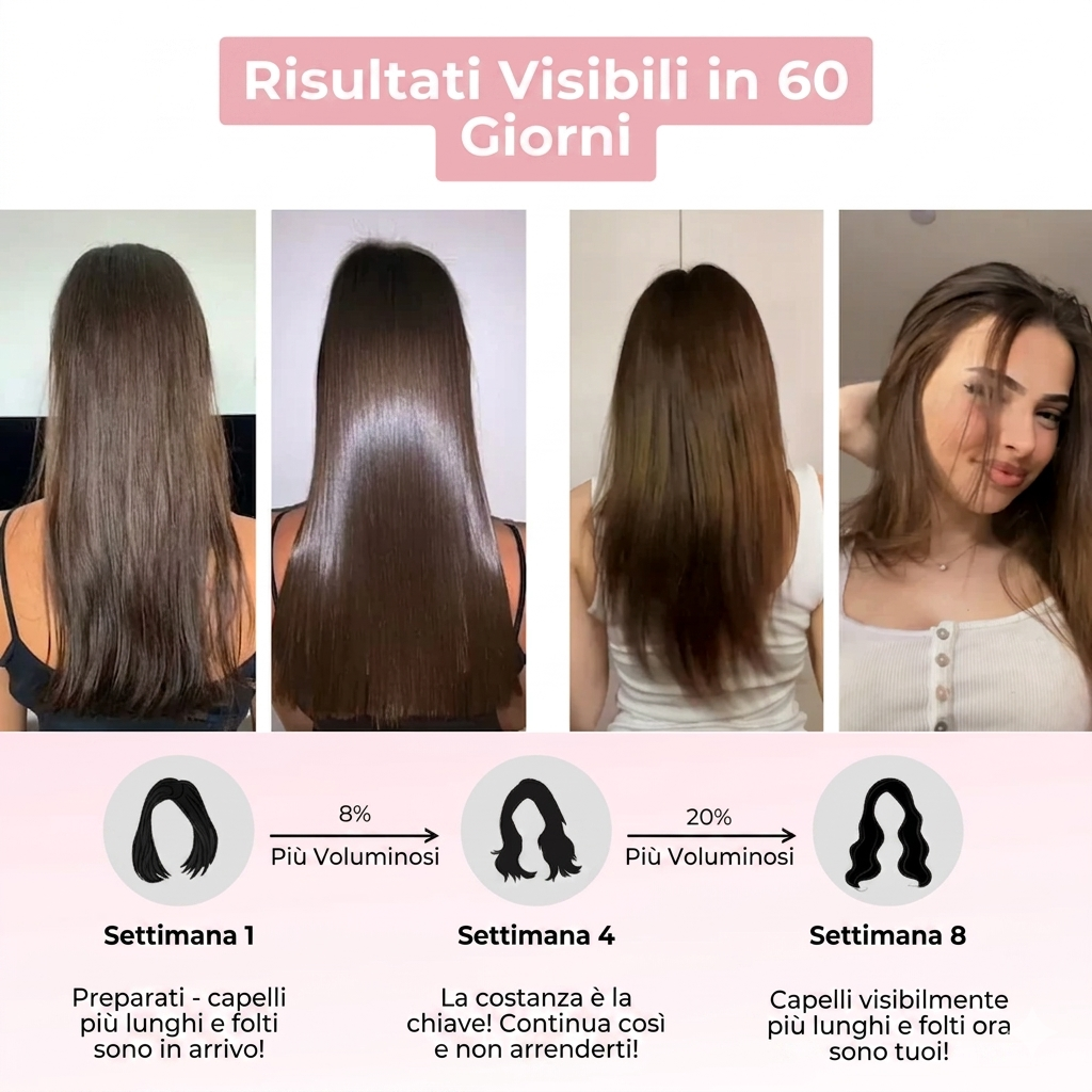 Olio vegano per capelli per una crescita rapida