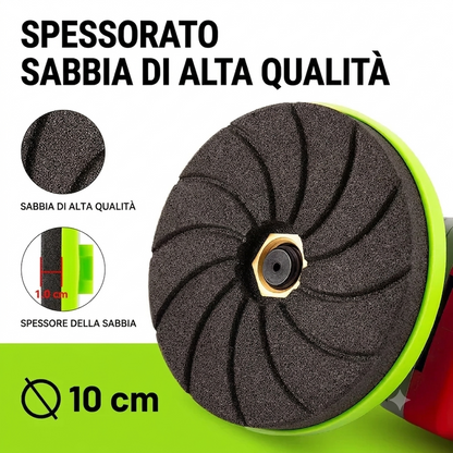 (Confezione da 3) - Lime per Smerigliatura 10.16 CM" con Carburo di Silicio per Piastrelle