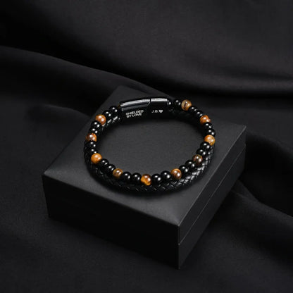 Bracciale Occhio di Tigre dello Scudo del Figlio