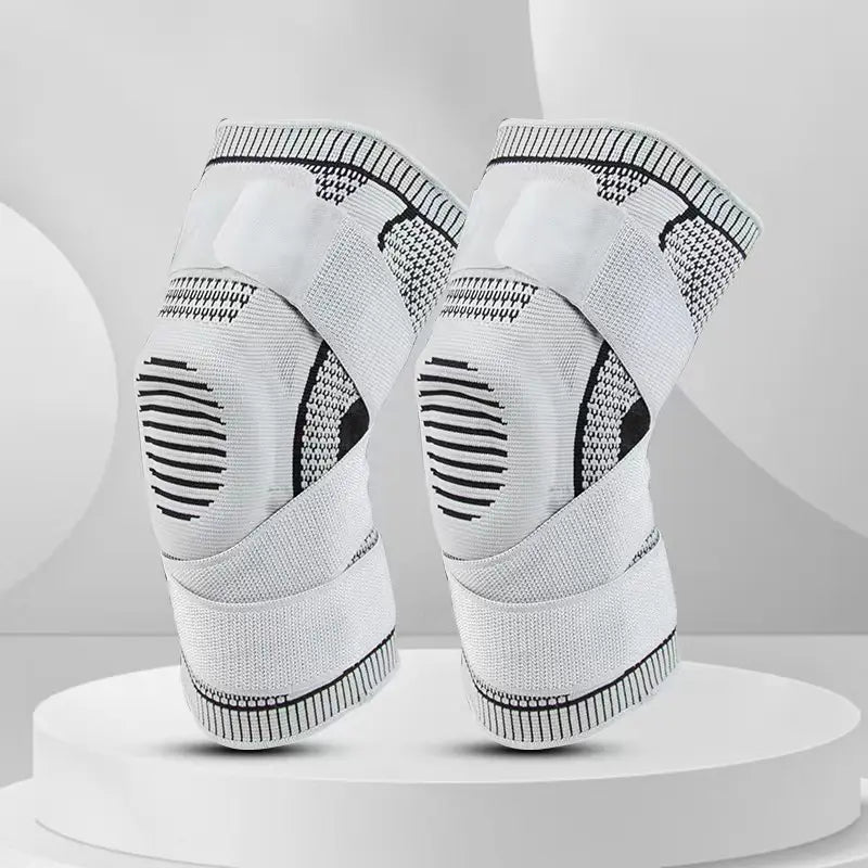 Supporto Compressivo per Ginocchia con Doppio Bracciale Sportivo
