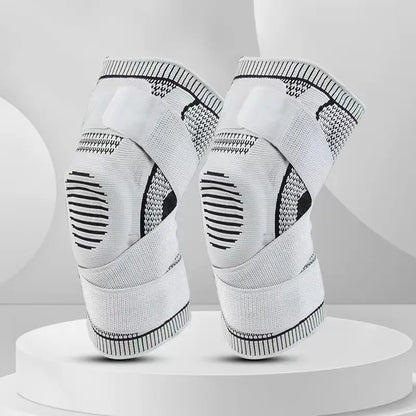 Supporto Compressivo per Ginocchia con Doppio Bracciale Sportivo