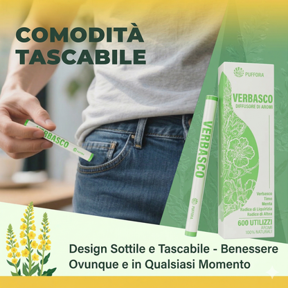 PUFFORA Stick Rilassante e Detox – Alle Erbe