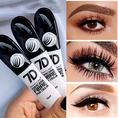 Volume e Lunghezza Mascara a Fibre di Seta Resistente all'Acqua