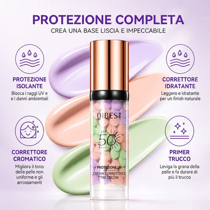 Crema Protettiva Colorata SPF 50 Idratante Opacizzante Waterproof