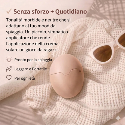 Applicatore di crema solare Marble