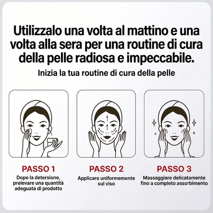 Crema Illuminante Viso con Niacinamide per Pori Minimizzati