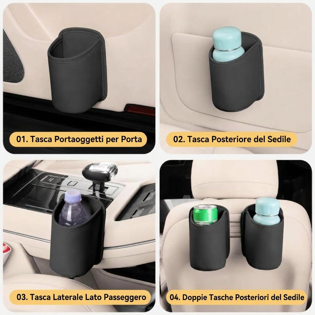 Organizzatore Auto Universale Porta Bottiglie e Accessori