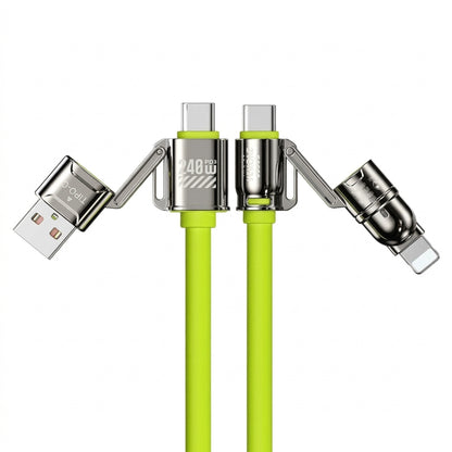 Ricarica Rapida Cavo 4 in 1 Silicone Liquido Alta Velocità