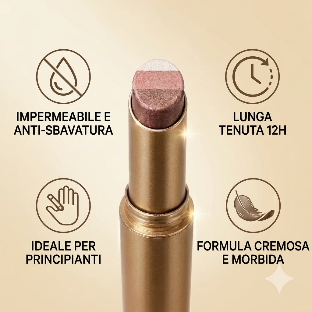 ACQUISTA 1 E RICEVI 3 GRATIS - Ombretti Stick Long Lasting Waterproof con Effetto Perlato