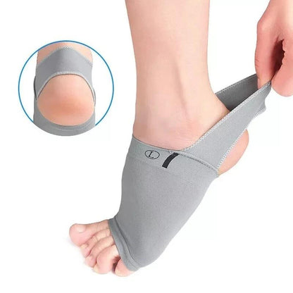 Supporto Plantare Con Fascia Compressione Nylon E Inserto Gel
