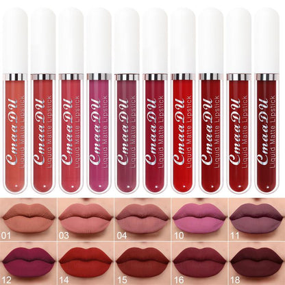 10 pezzi - Set di rossetti opachi