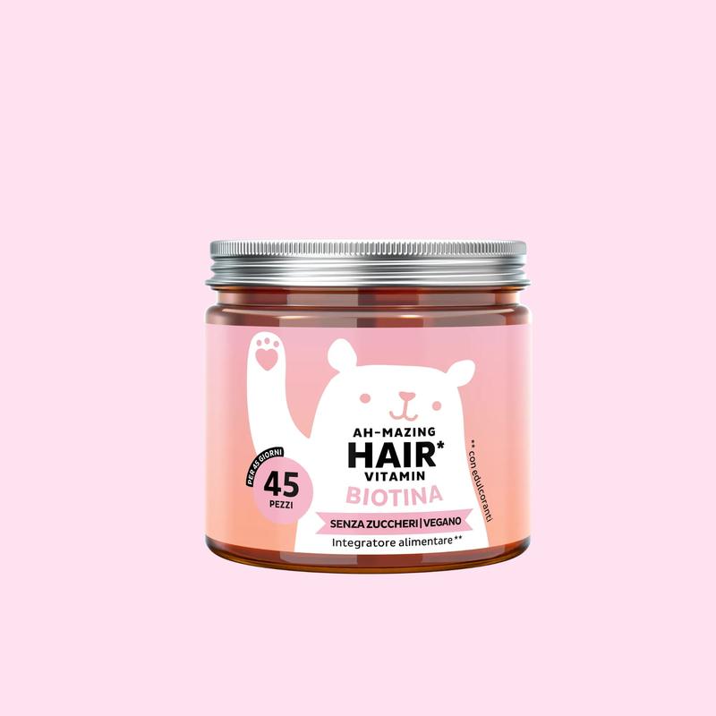 Supporto Capelli Pelle e Unghie Gummies con Biotina e Zinco
