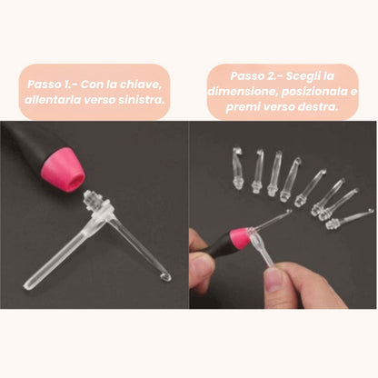 TejePlus - Kit per uncinetto LED 11 in 1 + custodia e caricabatteria GRATUITI.
