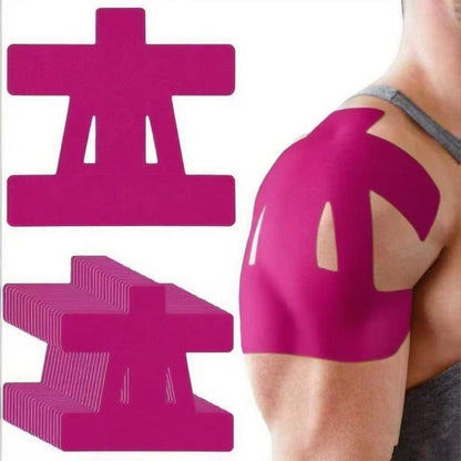 Supporto Spalla Impermeabile con Tape Kinesiologico Pretagliato