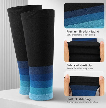 Supporto Regolabile Compressione Gambe Morbido Antiscivolo 3 Paia