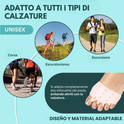 PharmaToe™ Cuscinetti terapeutici con separatore dita