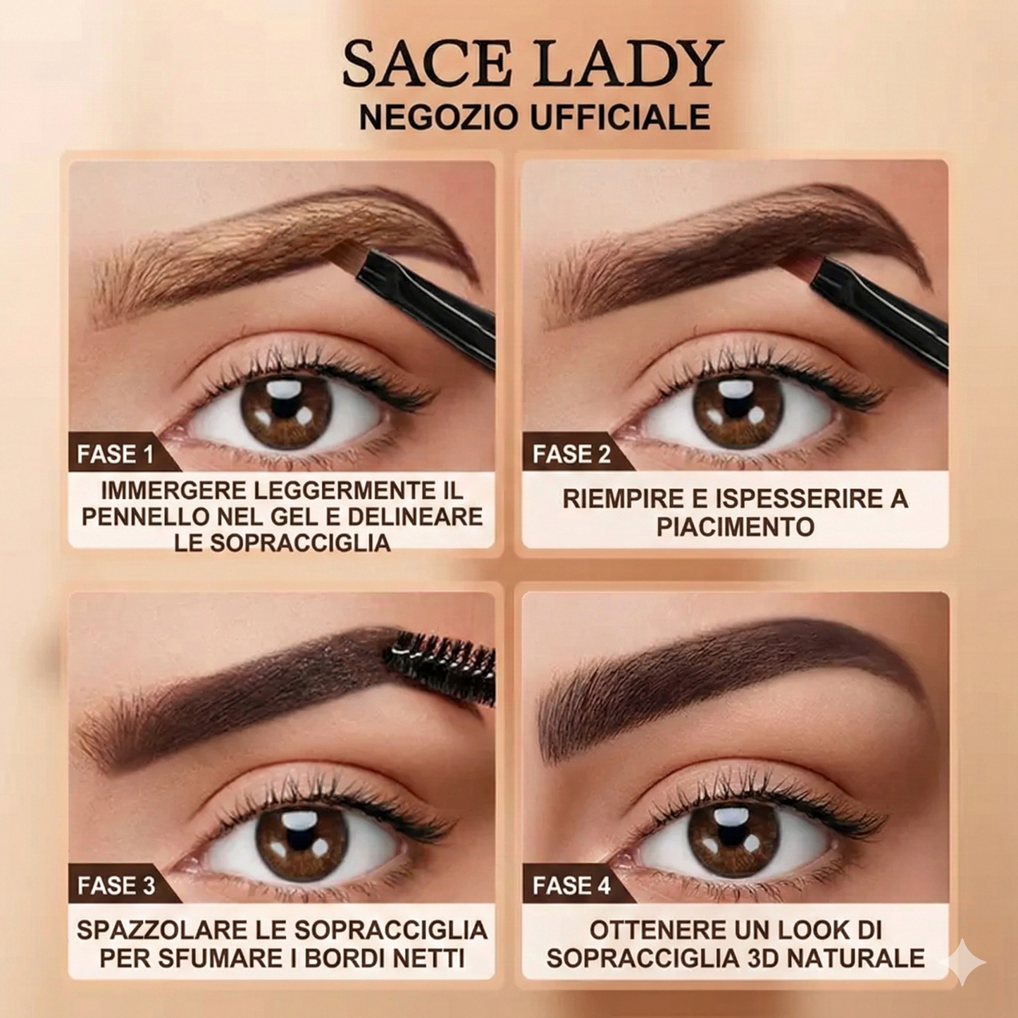 Gel colorato per sopracciglia - Impermeabile