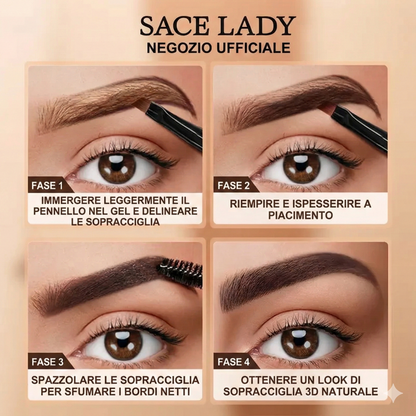 Gel colorato per sopracciglia - Impermeabile
