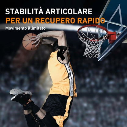 Confezione da 10 - Supporto Spalla Impermeabile con Tape Kinesiologico Pretagliato