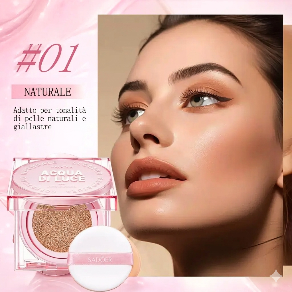 Coprenza Alta Fondotinta Cushion Matte Lunga Durata Rosa