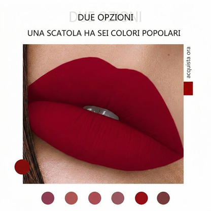 Set di 6 rossetti liquidi opachi a lunga tenuta